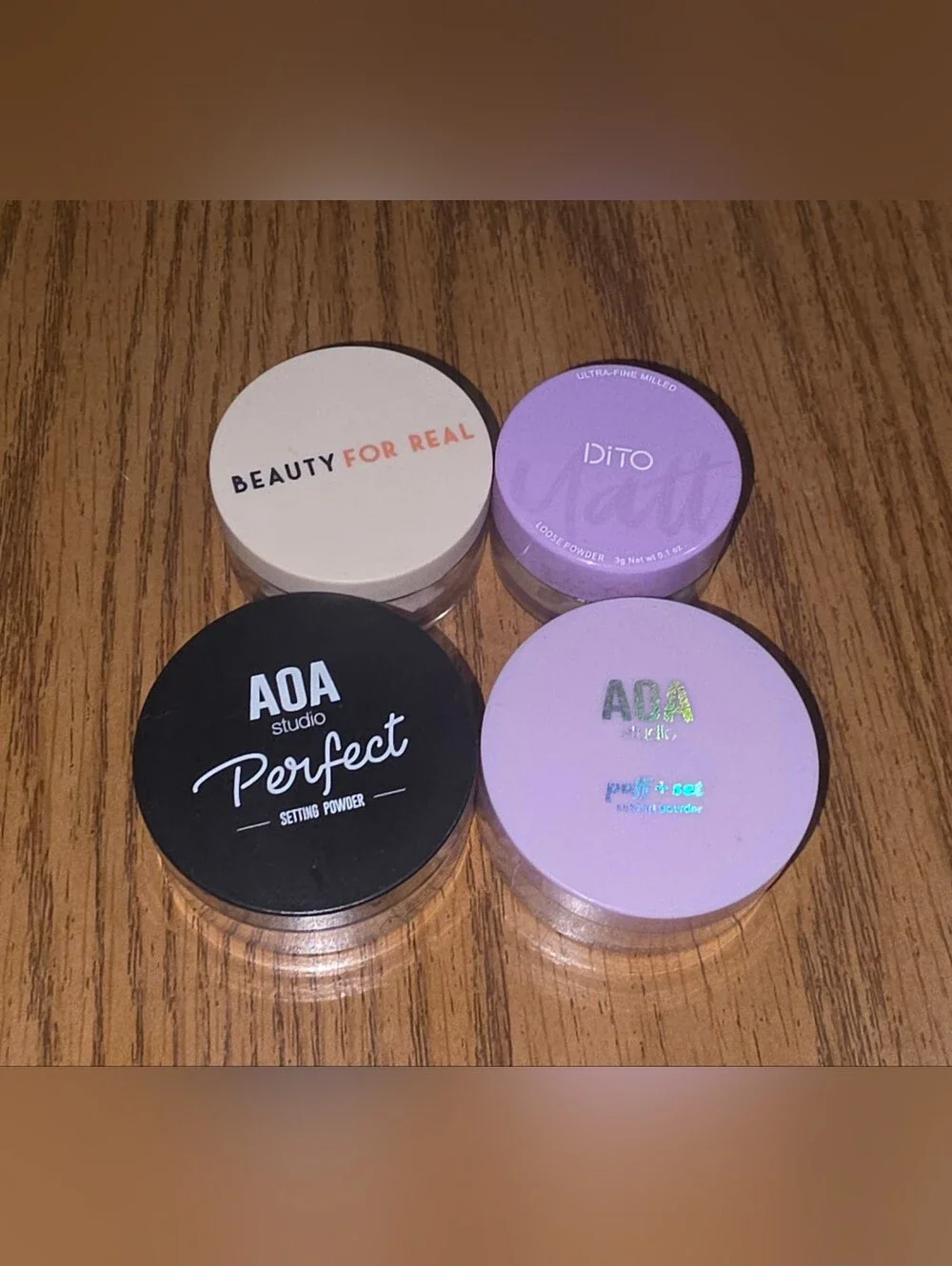 Assorted Setting Powder Bundle- Luminous, Translucent, Brightening, Banana
